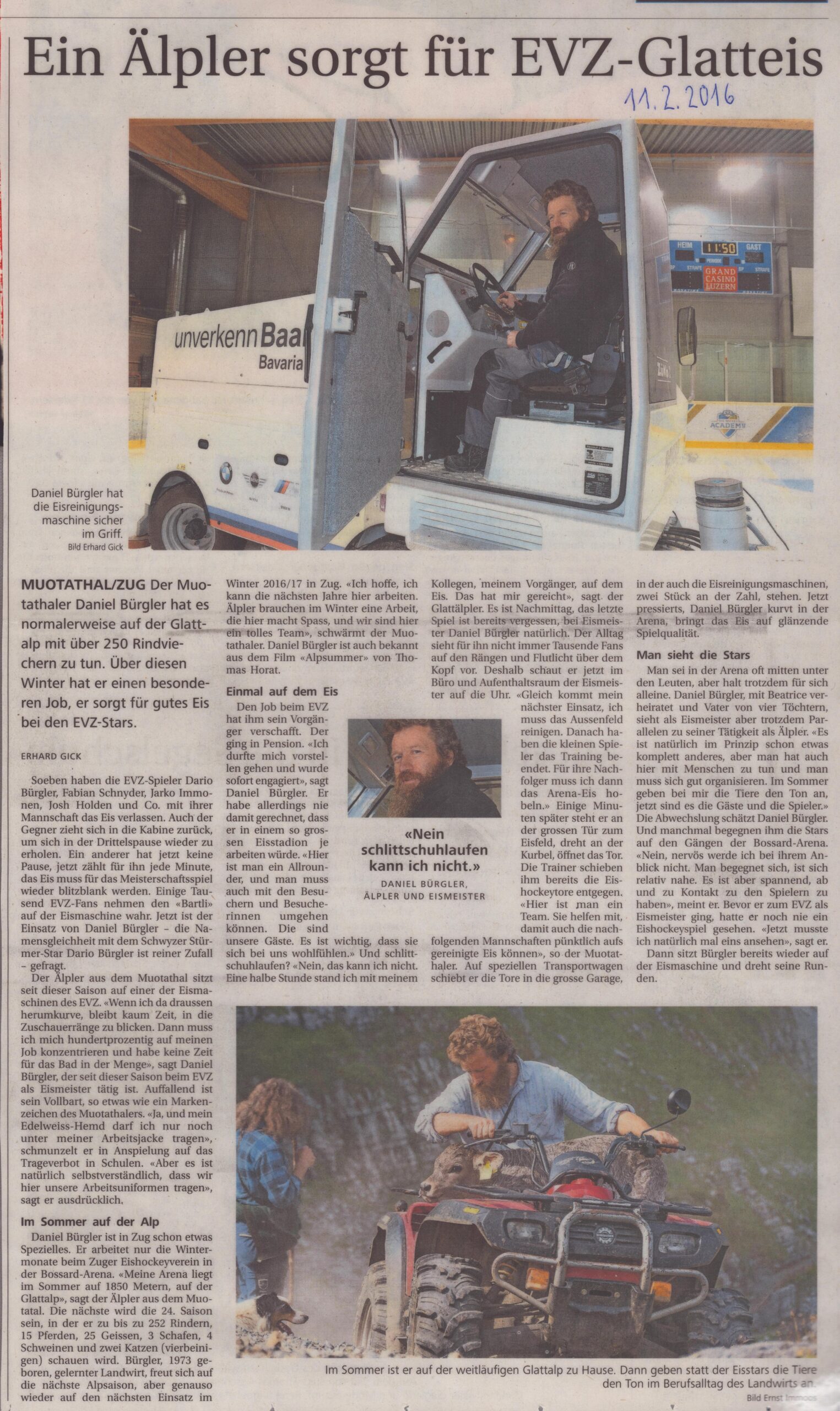 Daniel Bürgler
Erhard Gick, 2016, Ze13