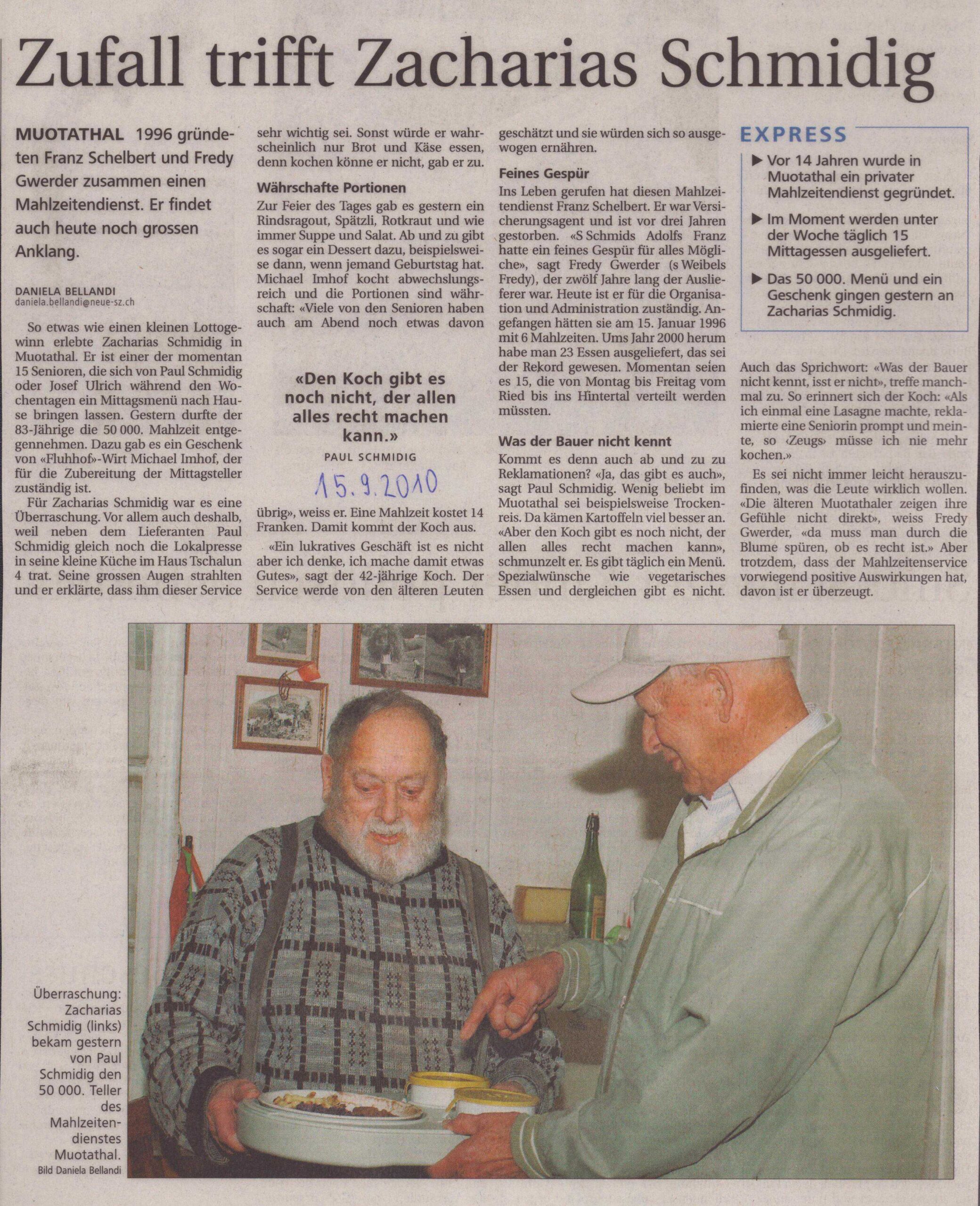 Ze19 Zufall trifft Zacharias Schmidig