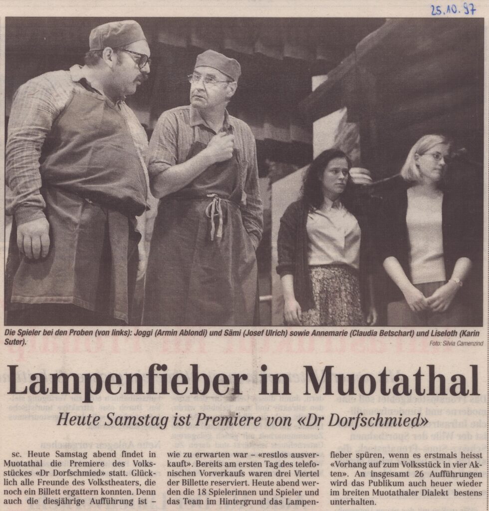 Theater Muotathal Ablondi
Sc Silvia Camenzind, Bote der Urschweiz, 1997, Ze43