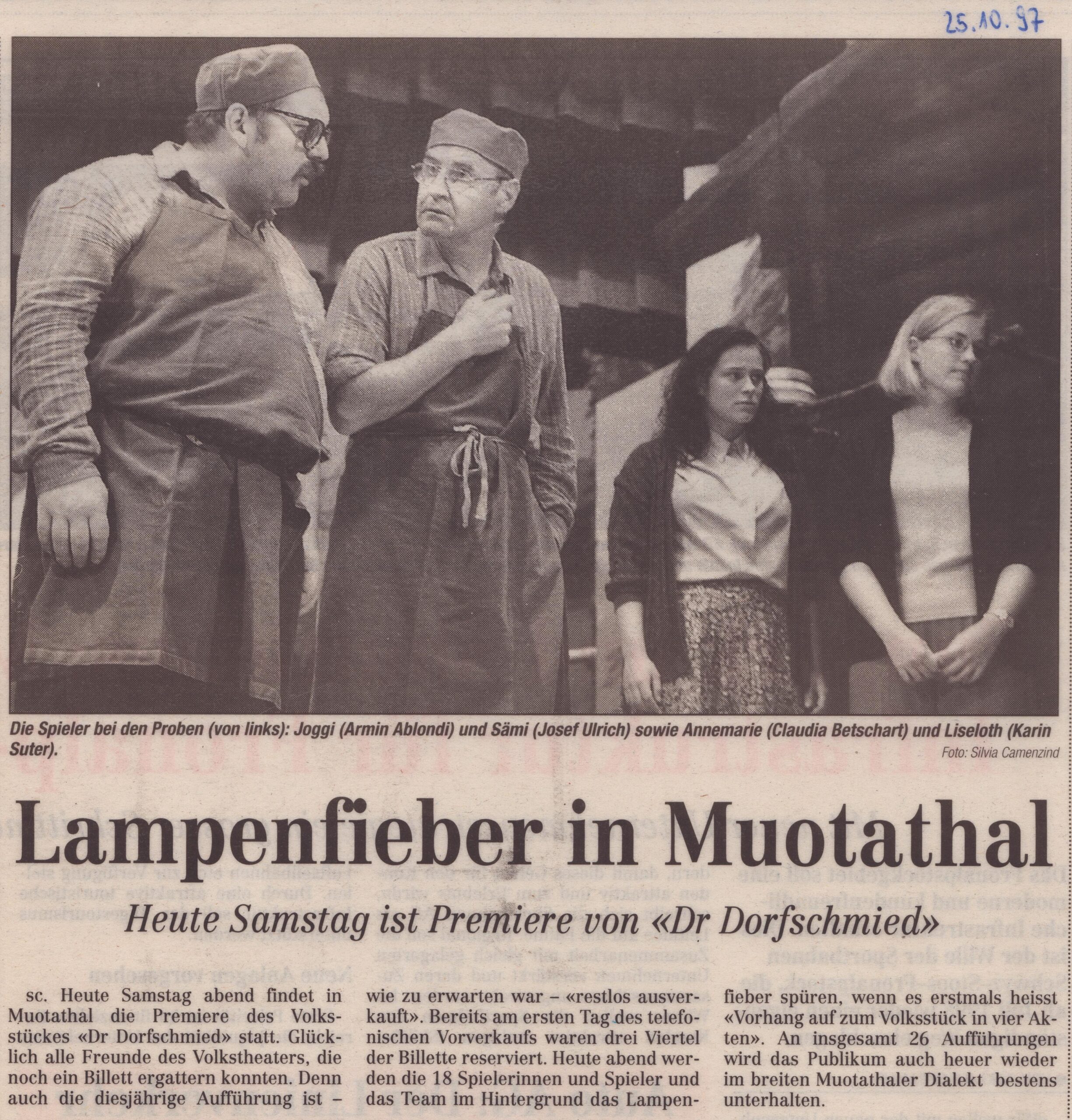 Theater Muotathal Ablondi
Sc Silvia Camenzind, Bote der Urschweiz, 1997, Ze43
