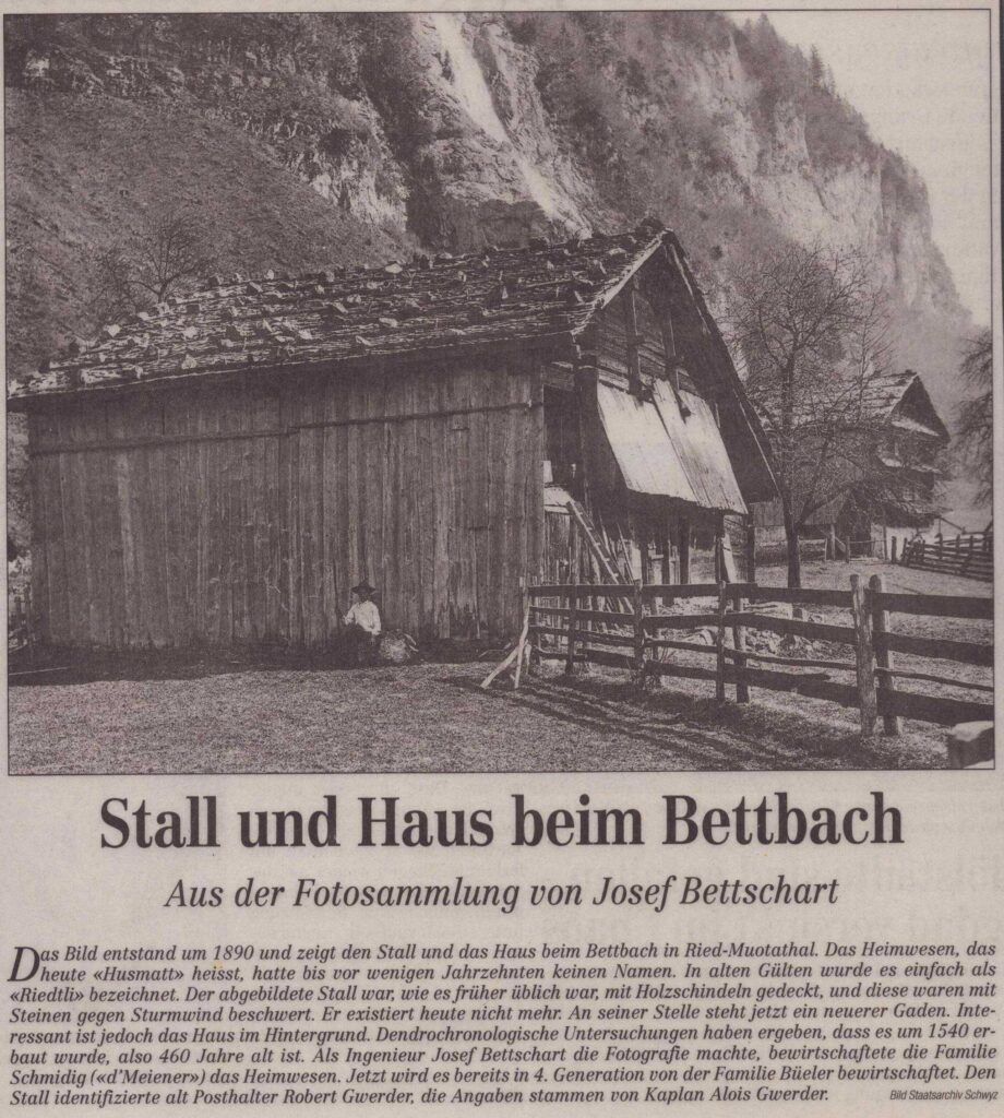 Fotosammlung J. Bettschart
Staatsarchiv - Bote, Bote der Urschweiz, Ze49