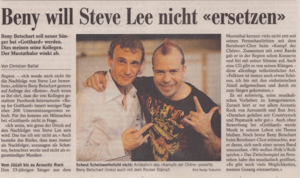 Beni Betschart
Christian Ballat, Bote der Urschweiz, Ze8