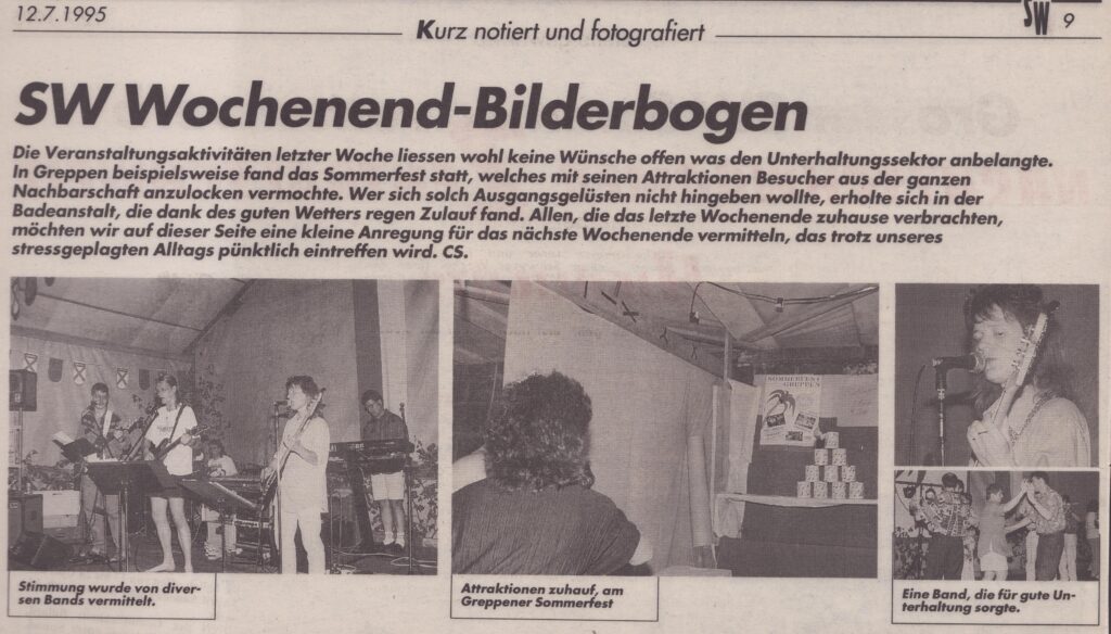 Partyband Pyramid
CS, Schwyzer Woche, 1995, Ze121