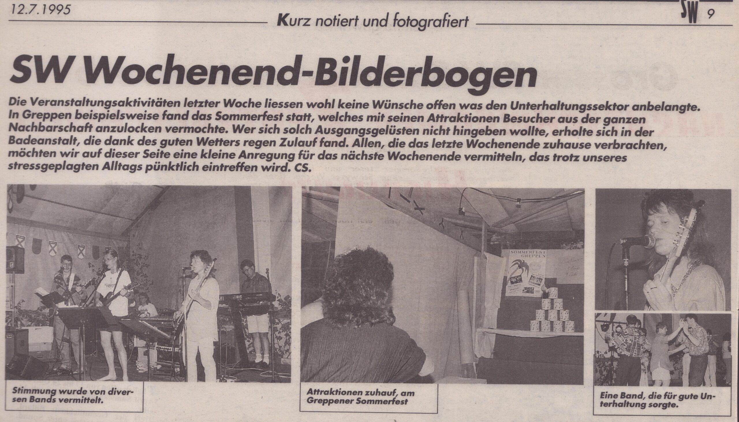 Partyband Pyramid
CS, Schwyzer Woche, 1995, Ze121