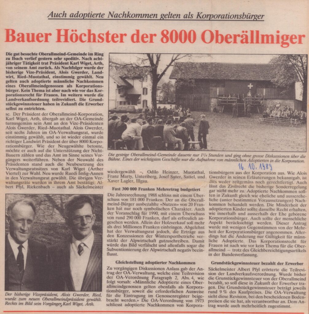 Politik im Ring z Ibach
sc, Bote der Urschweiz, 1989, Ze125