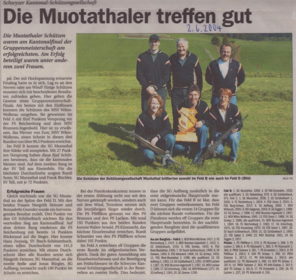 Riedter Schützen
Pd Pressedienst, 2004, ZE51