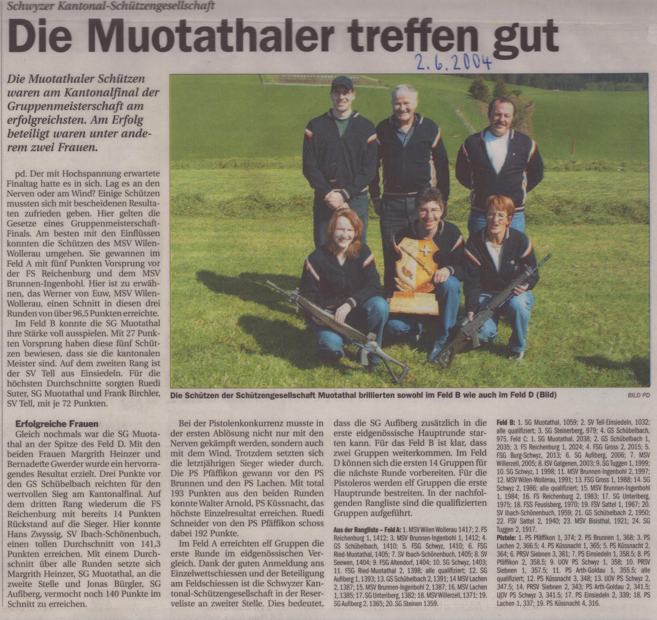 Riedter Schützen
Pd Pressedienst, 2004, ZE51