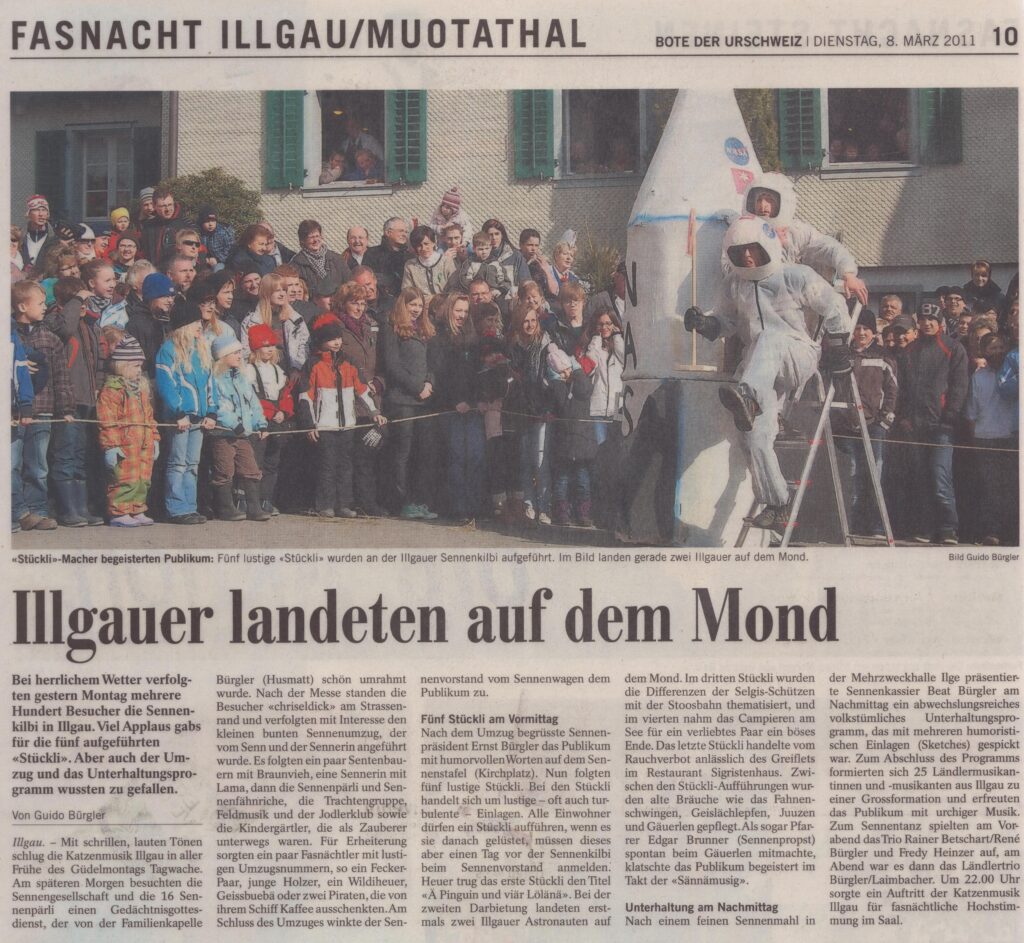 Sennenchilbi Illgau
Guido Bürgler, Bote der Urschweiz, 2011, Ze54