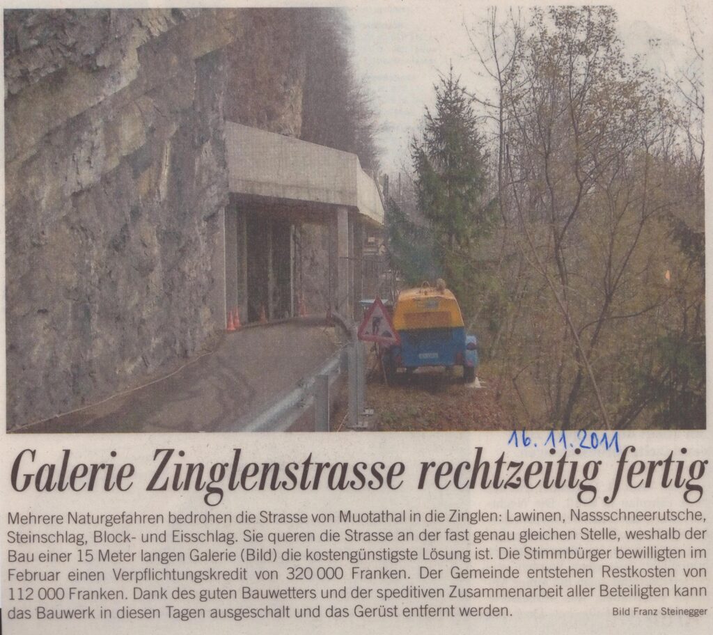 Franz Steinegger, Bote der Urschweiz, 2011, Ze69