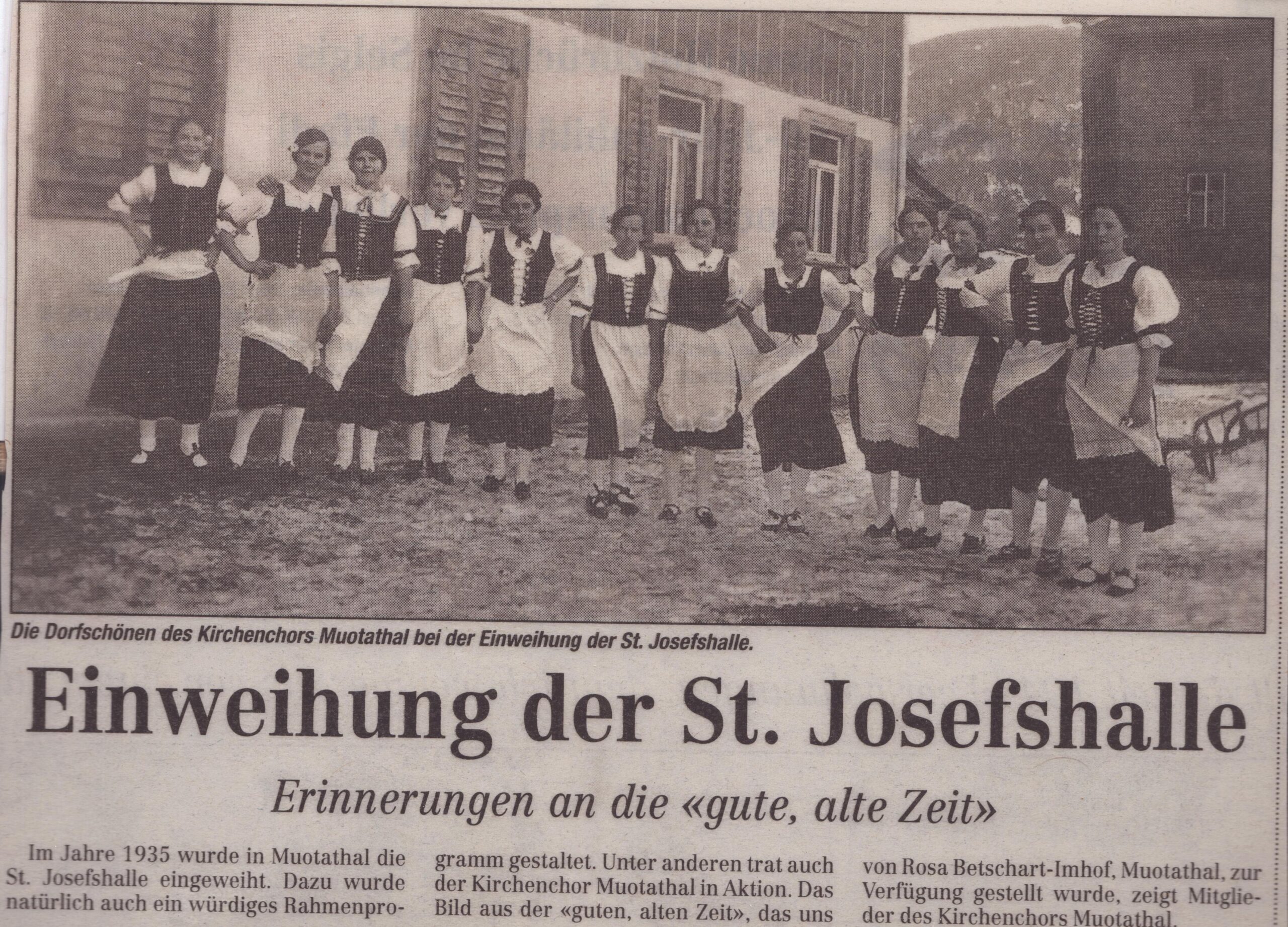 Theater Muotathal
Bote der Urschweiz, Eröffnung 1935, Ze70