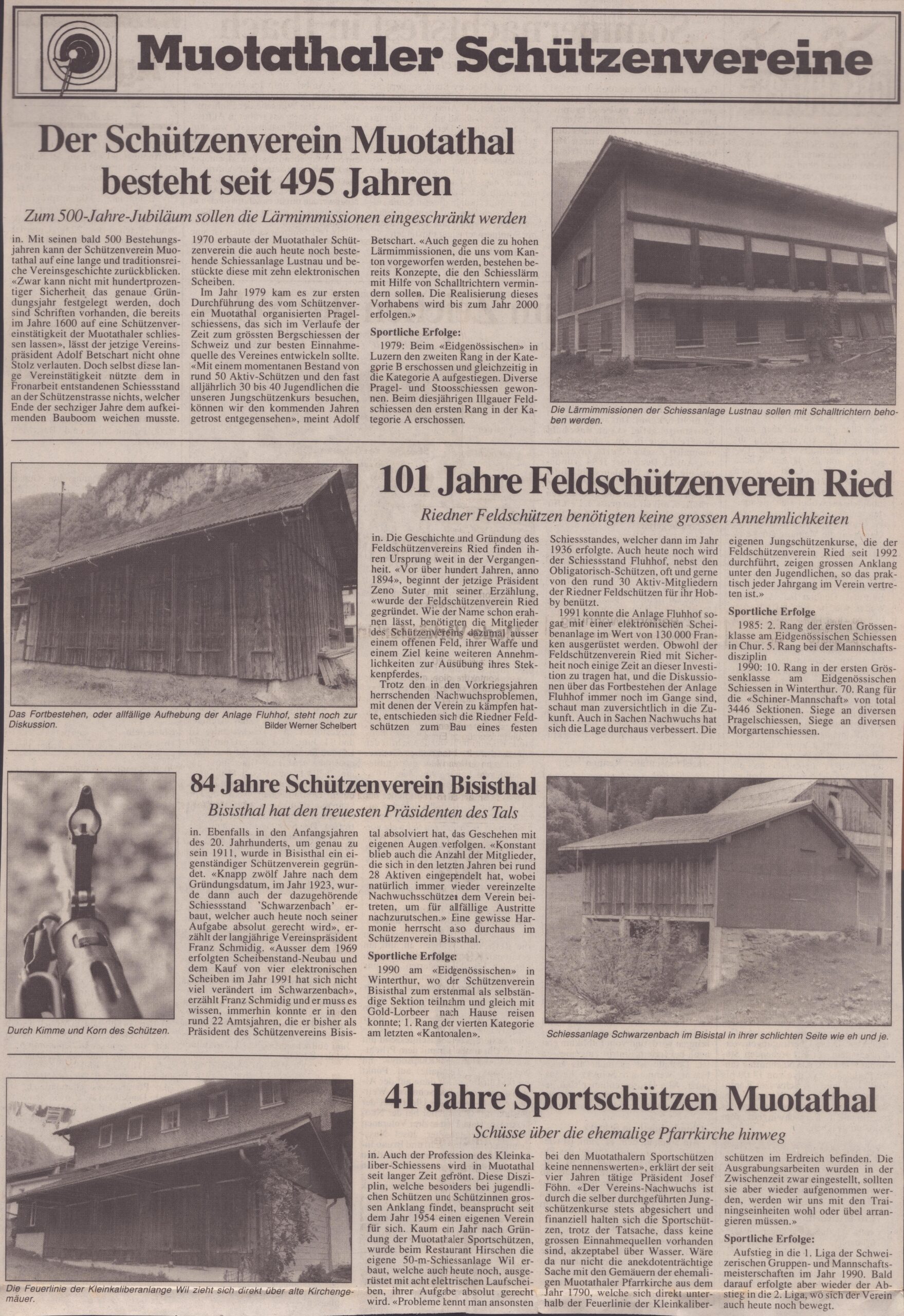 4 Vereine im Muotatal
Werner Schelbert, Schwyzer Zeitung, Ze82