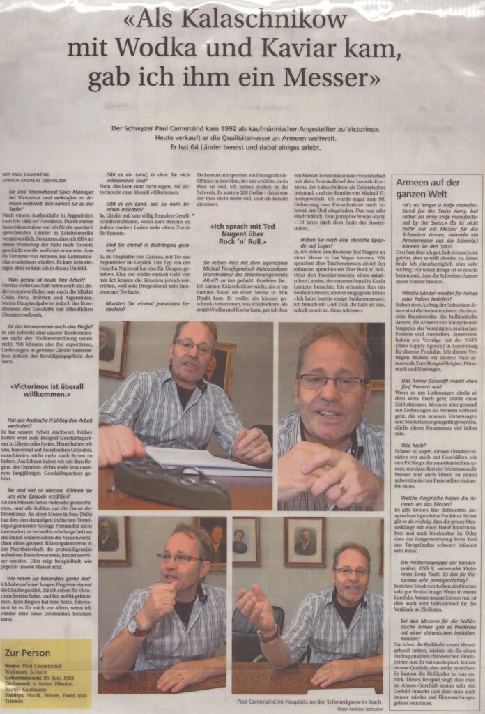 Paul Camenzind
Andreas Seeholzer, Bote der Urschweiz, 2015, ZeVic17