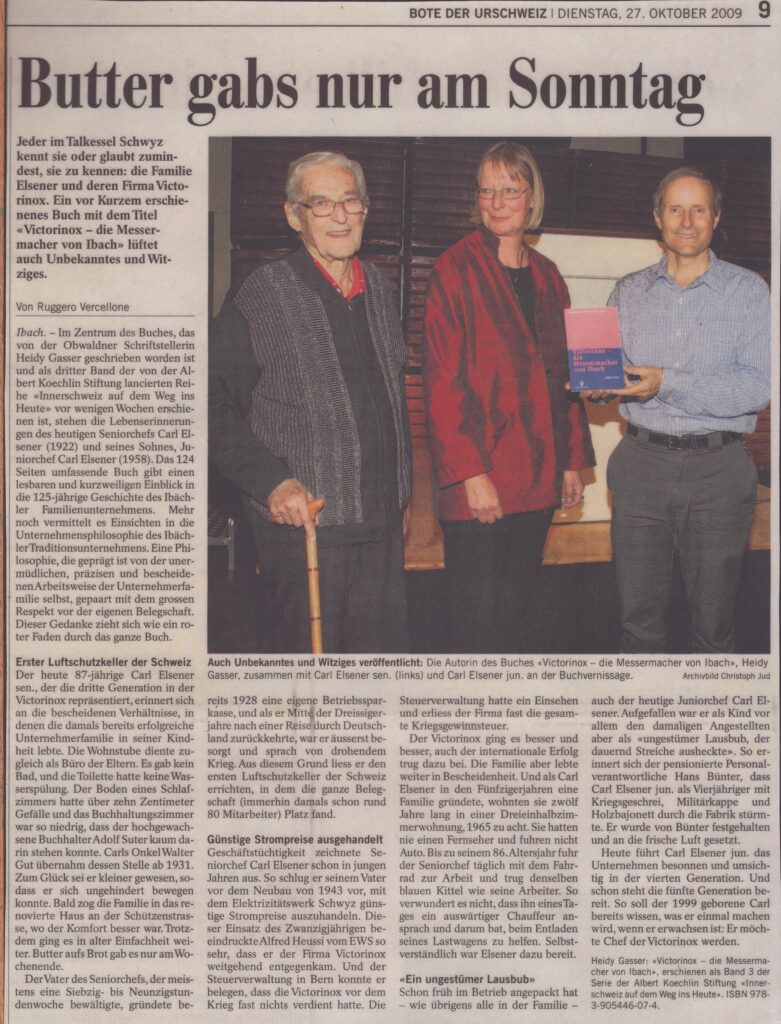 Familie Elsener
Ruggero Vercellone, Bote der Urschweiz, 2009, ZeVic43