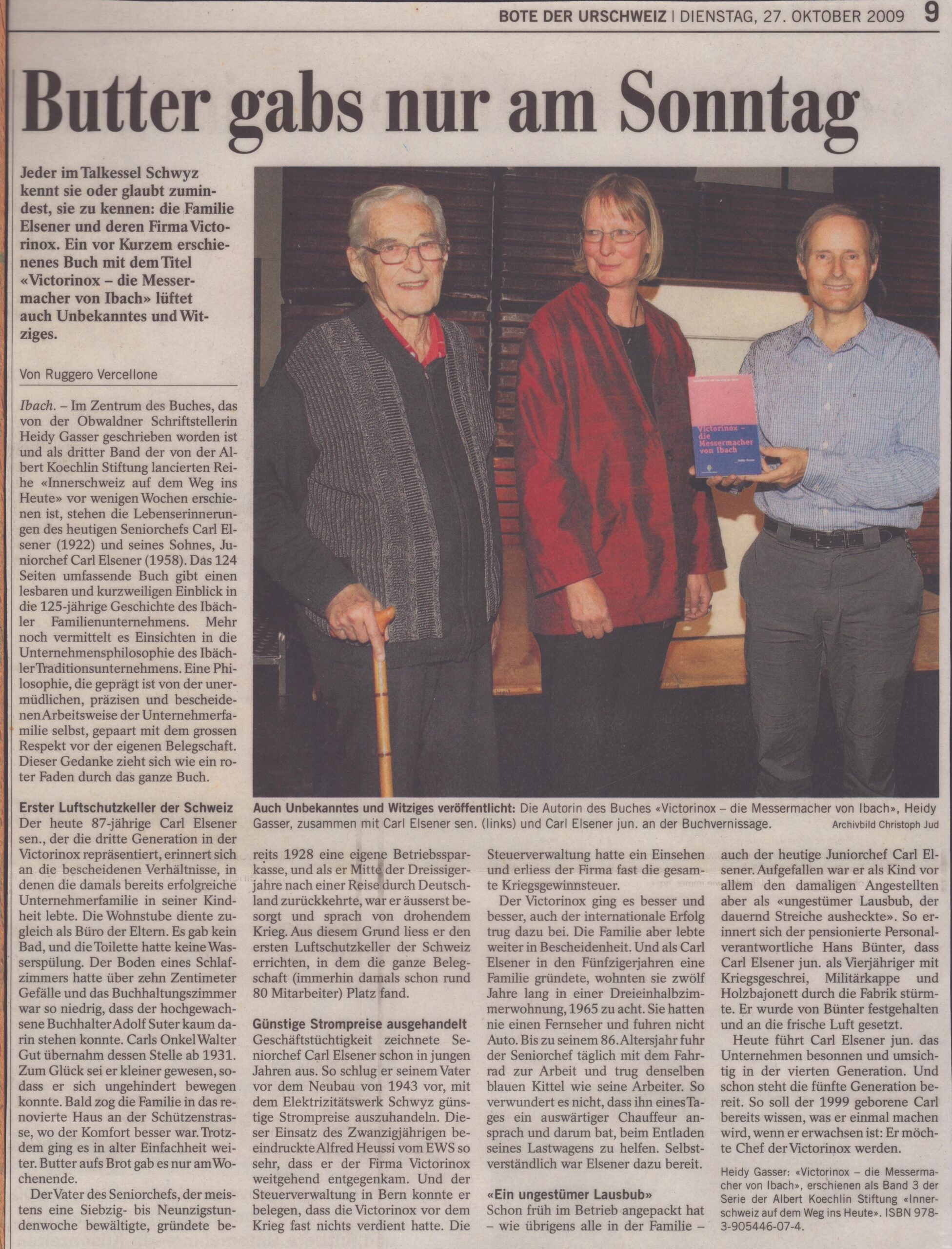 Familie Elsener
Ruggero Vercellone, Bote der Urschweiz, 2009, ZeVic43