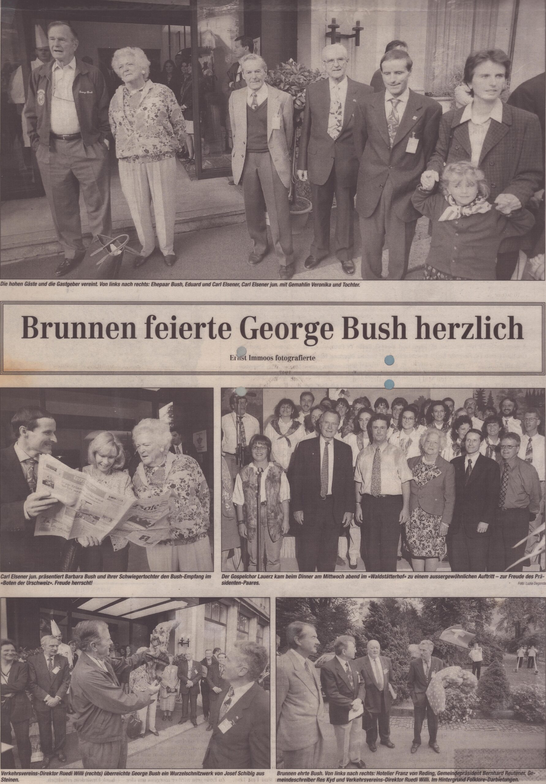 US Präsident
Ernst Immoos, Bote der Urschweiz, 1997, ZeVic49