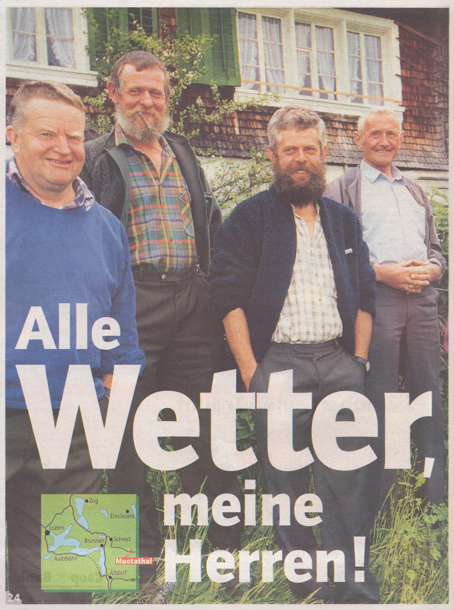 Reportage
Gabrielle Keller, Coop Zeitung, 2000, Ze132