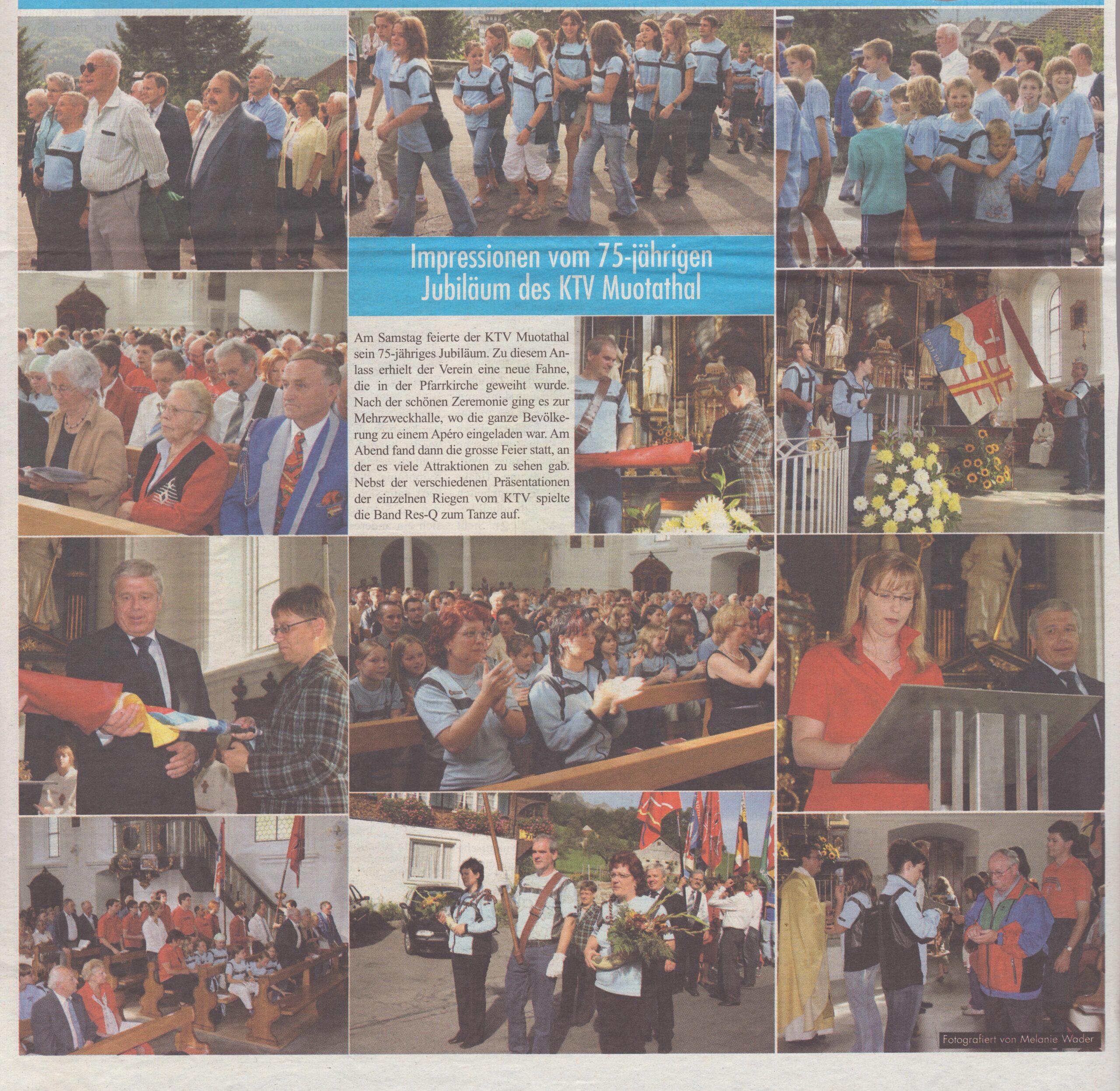 Jubiläum
Melanie Wader, Verlag nicht bekannt, Jahr nicht bekannt, Ze176