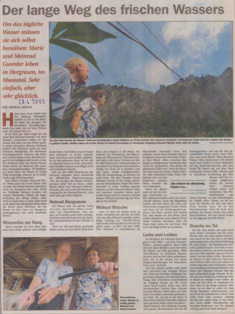 Horgrasen
Gudrun Sachse, Verlag nicht bekannt, 2003, Ze180