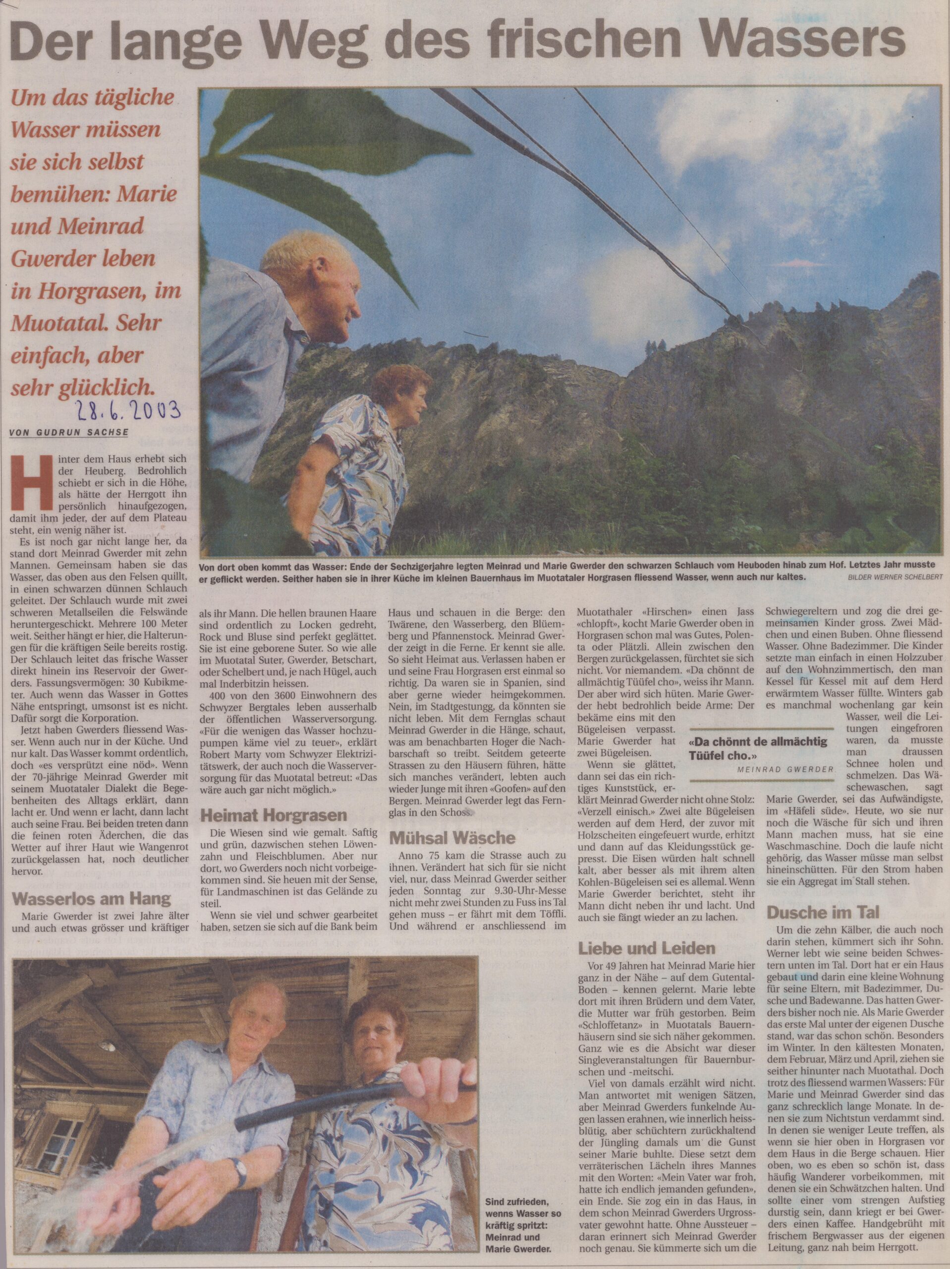 Horgrasen
Gudrun Sachse, Verlag nicht bekannt, 2003, Ze180