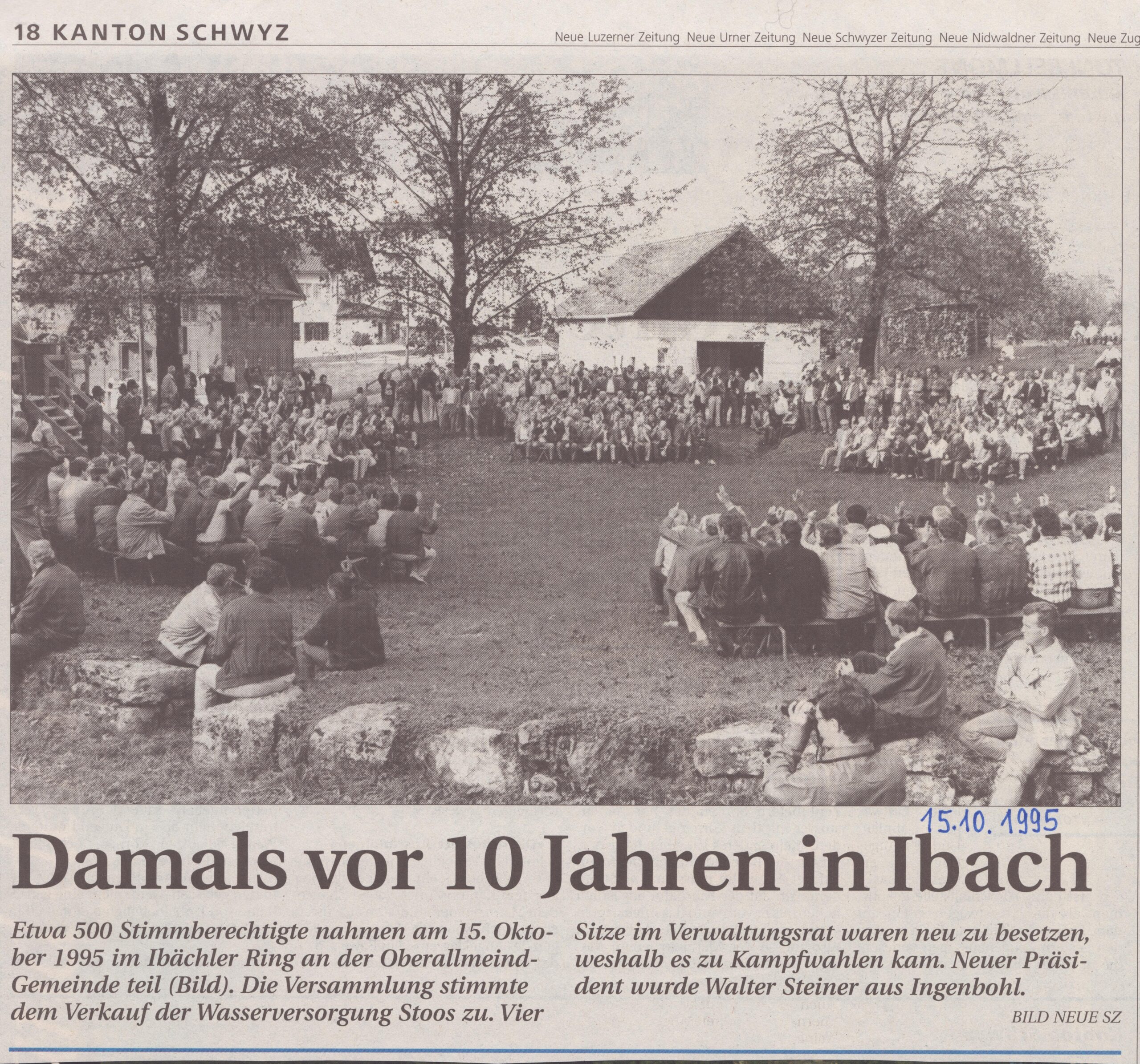 Oberallmeind
Schwyzer Zeitung, 2005, Ze200