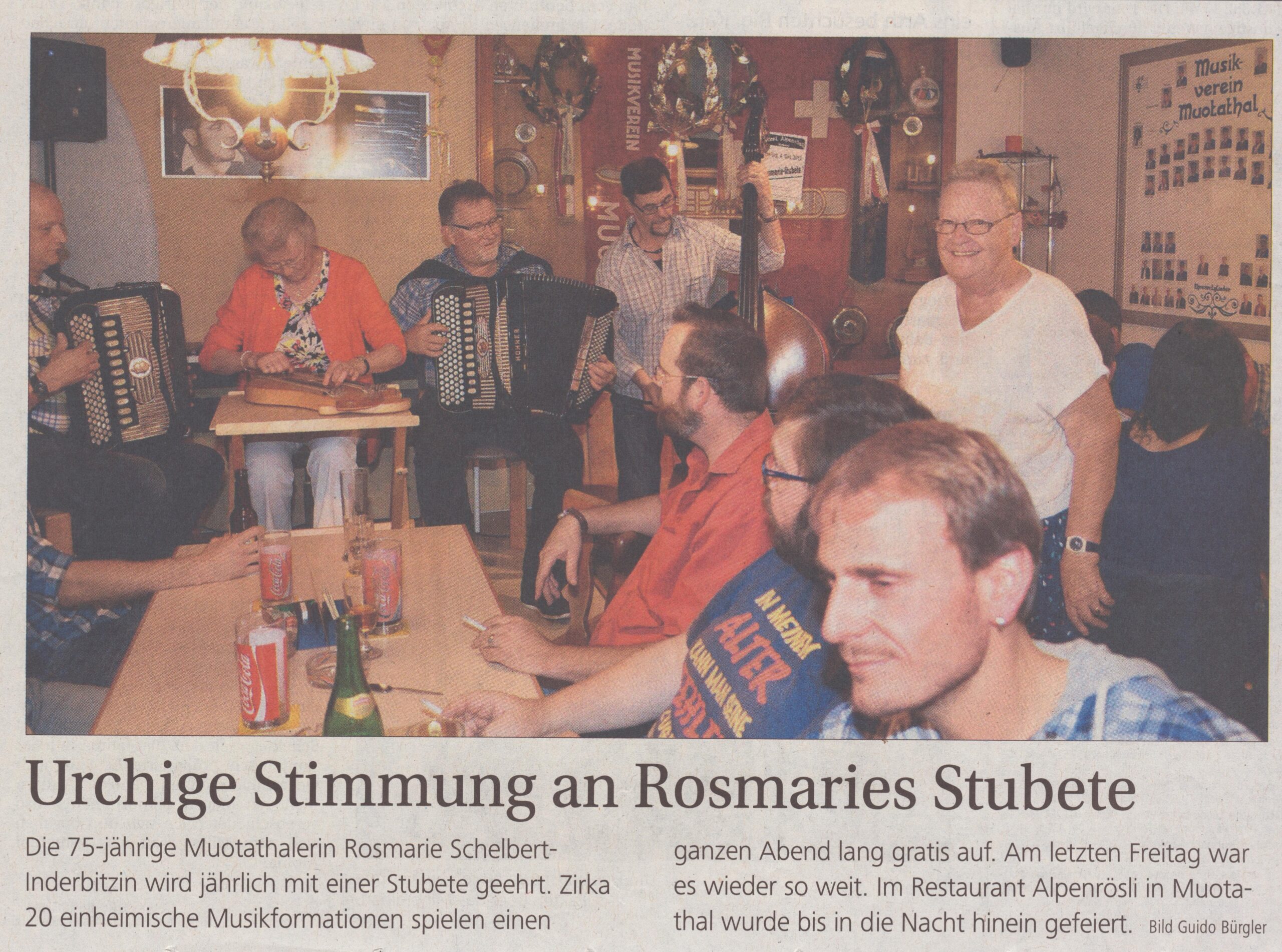 Rosmarie Schelbert
Guido Bürgler, Bote der Urschweiz, Ze201