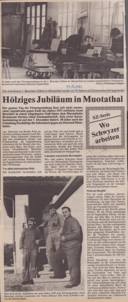 Märtels Seffi
go, Schwyzer Zeitung,1987, Ze227