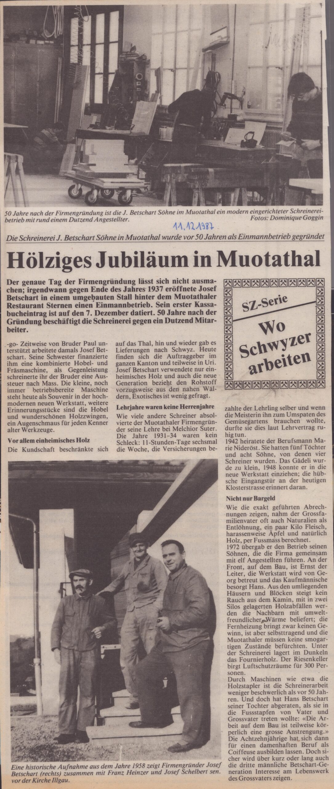Märtels Seffi
go, Schwyzer Zeitung,1987, Ze227