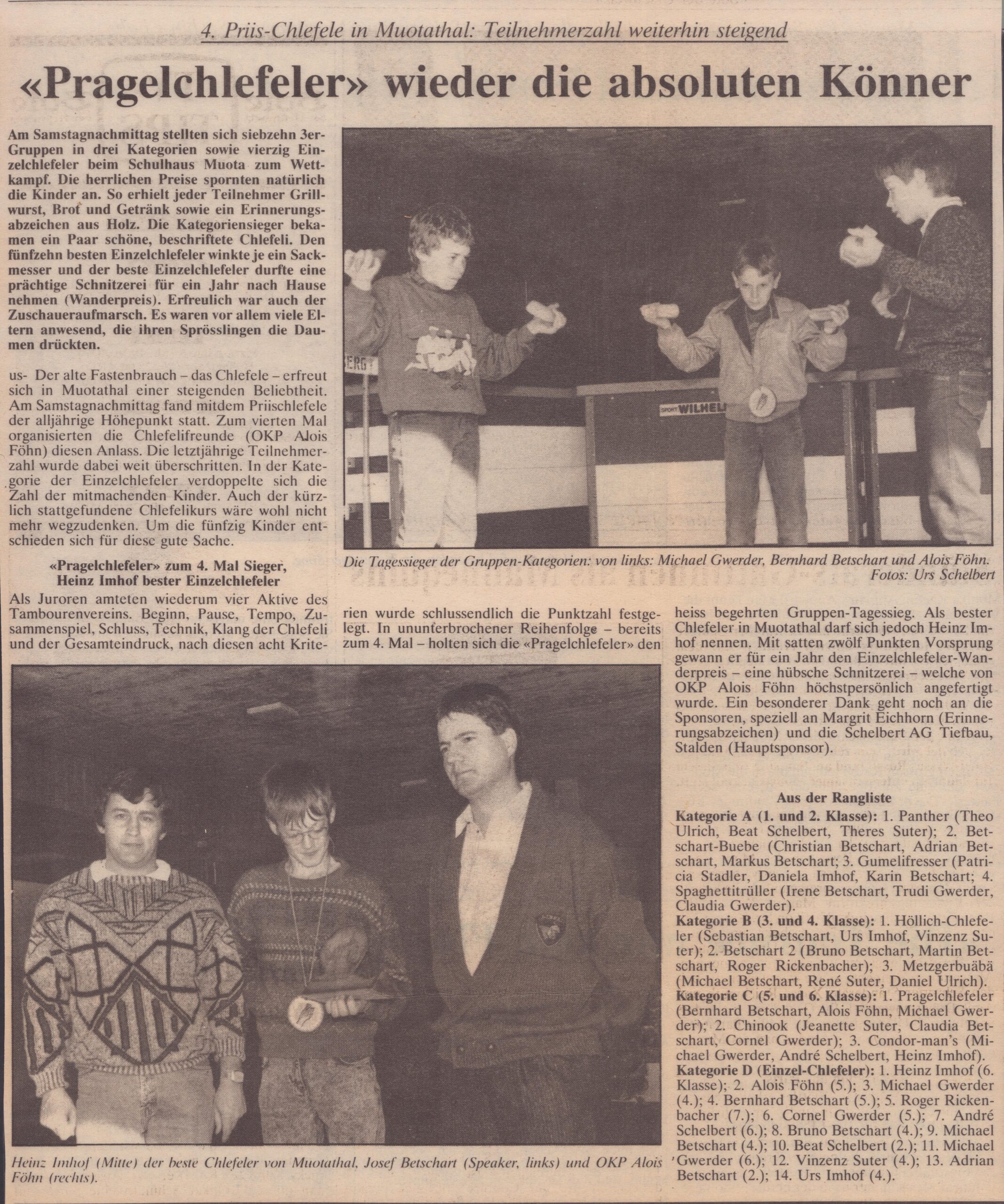 Heinz Imhof
Urs Schelbert, Bote der Urschweiz, Ze231