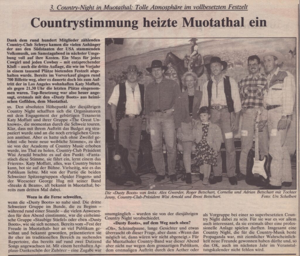 Dusty Boots
Urs Schelbert, Bote der Urschweiz, Ze248