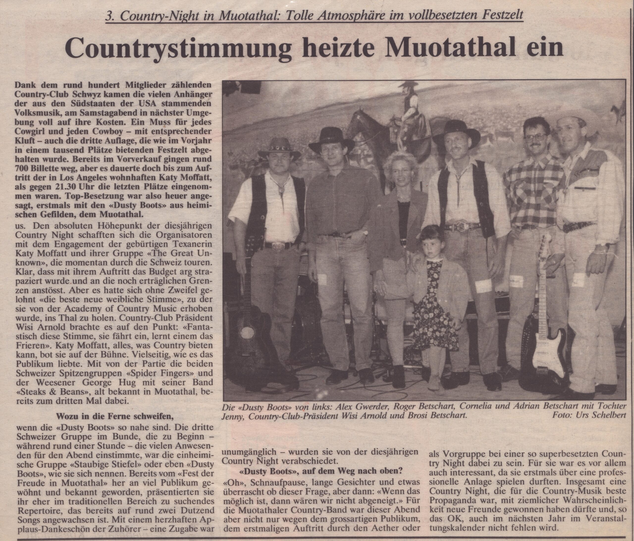 Dusty Boots
Urs Schelbert, Bote der Urschweiz, Ze248