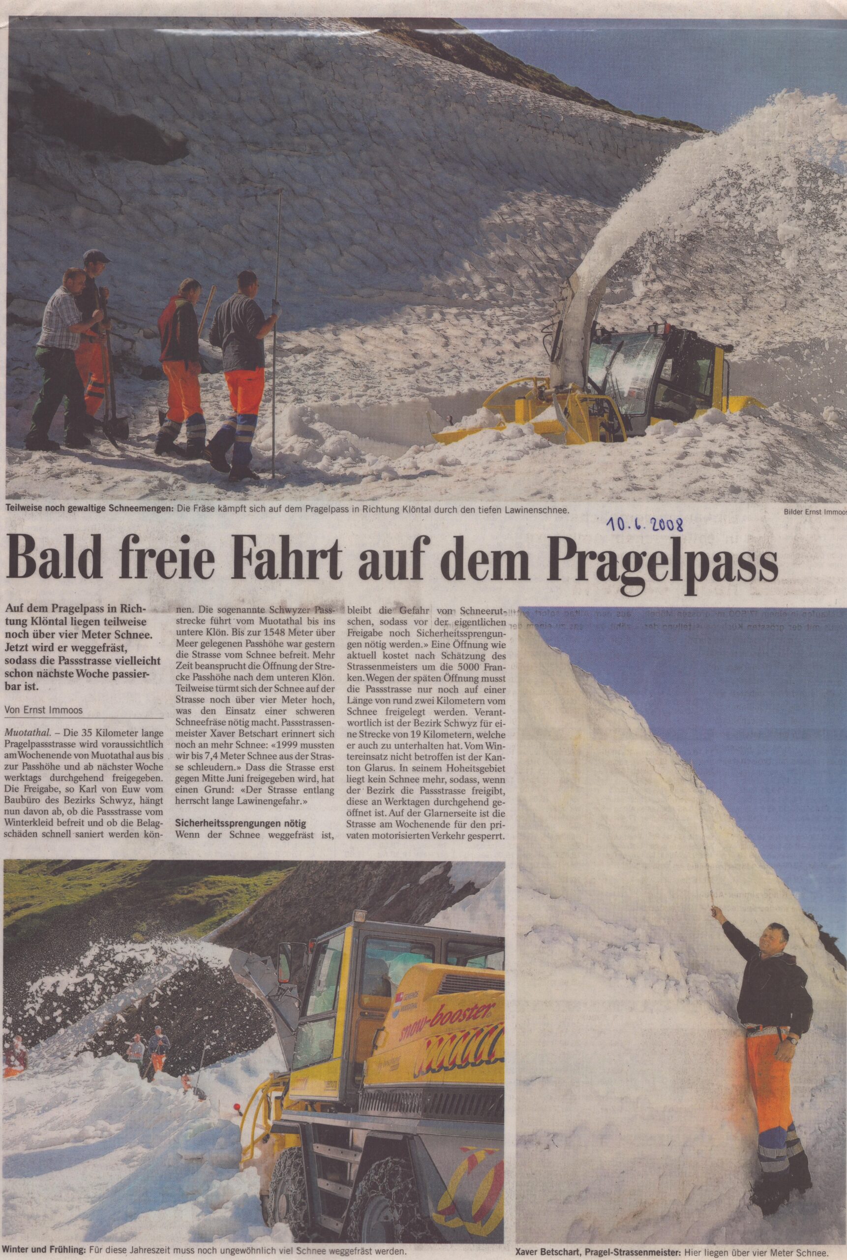 Xaver Betschart
Ernst Immoos, Bote der Urschweiz, 2008, Ze252