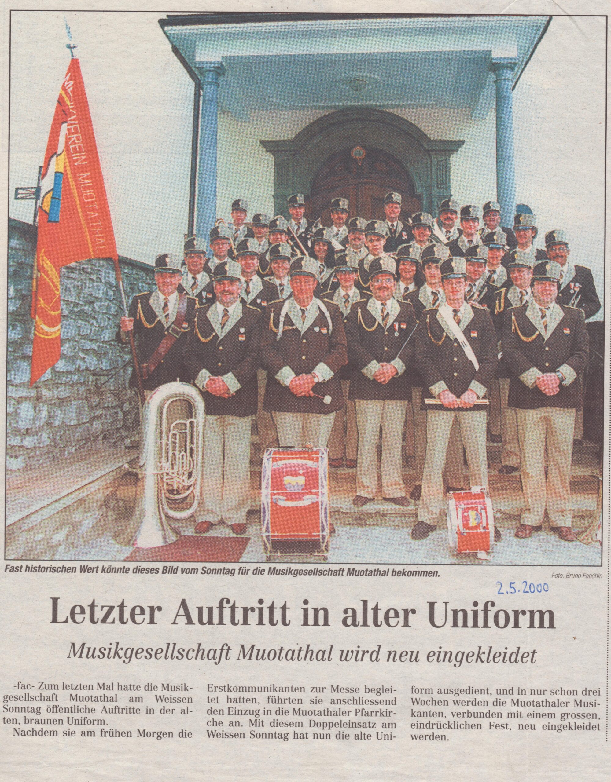 Musikverein Muotathal
Bruno Facchin, Bote der Urschweiz, 2000, Ze261