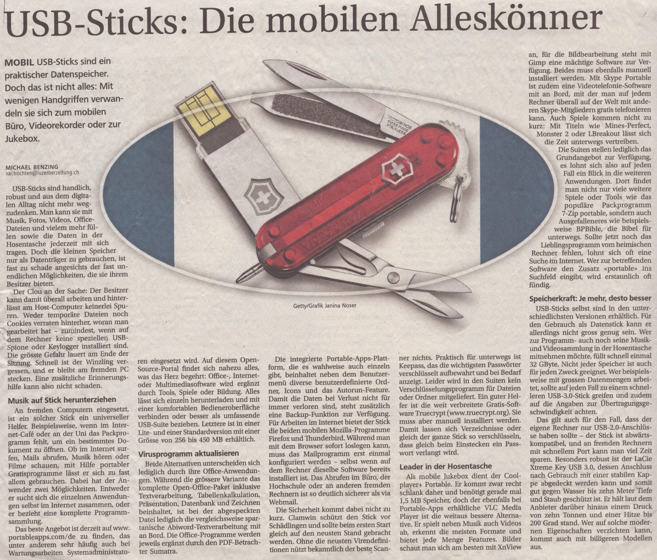 Datenspeicher
Michael Benzing, Bote der Urschweiz, ZeVic74