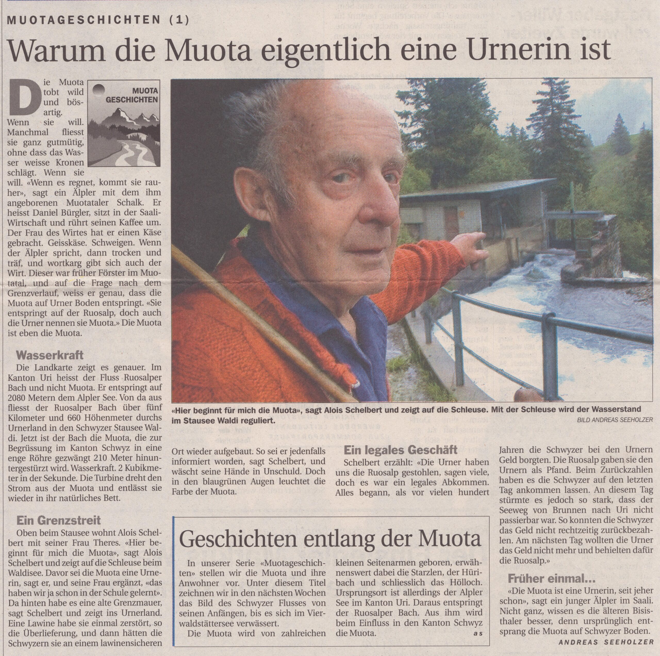 Ruosalp, Muota
Andreas Seeholzer, Schwyzer Zeitung, Ze277