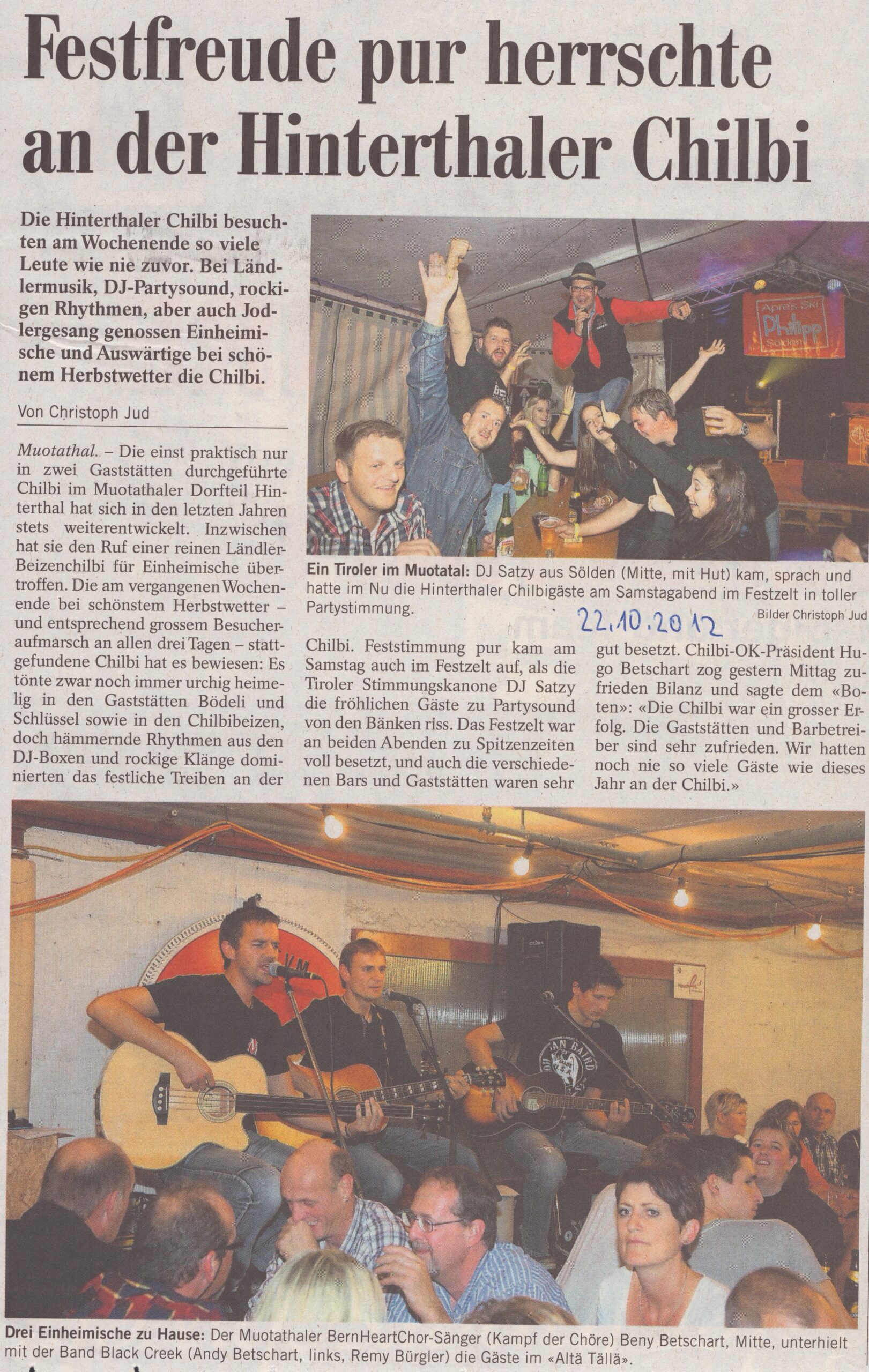 Chilbi Hinterthal
Christoph Jud, Bote der Urschweiz, 2012, Ze295