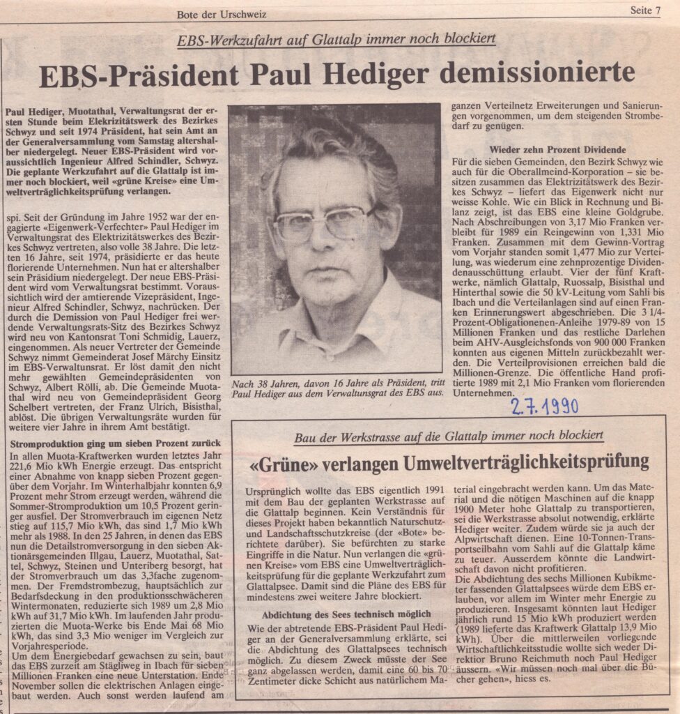 EBS Präsident
spi, Bote der Urschweiz, 1990, Ze299