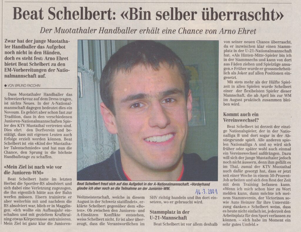 Beat Schelbert
Bruno Facchin, Bote der Urschweiz, 2001, Ze304