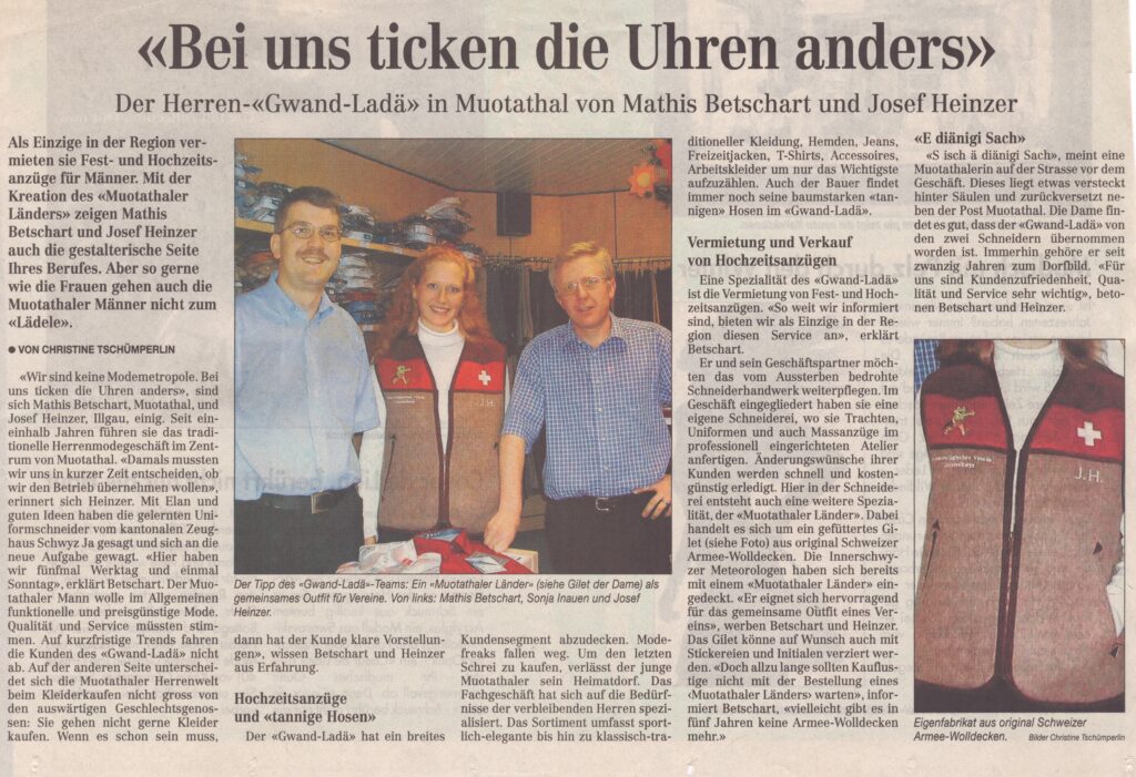 Mathis Betschart
Christine Tschümperlin, Bote der Urschweiz, Ze311