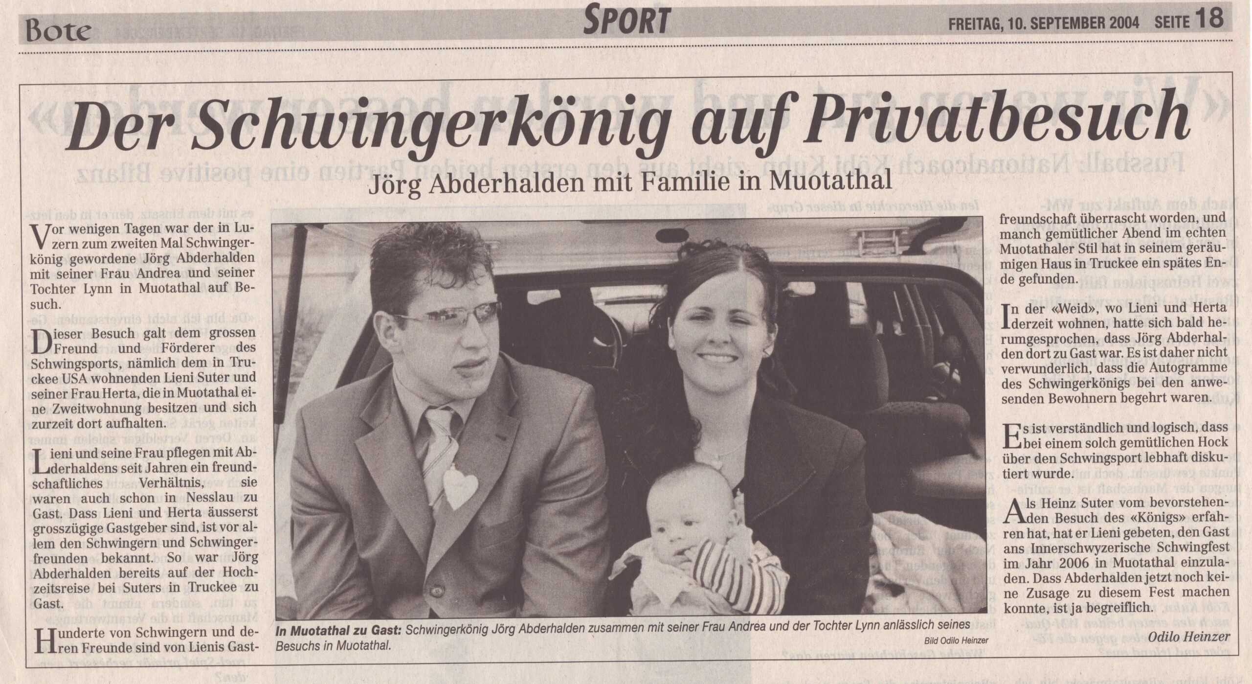 Jörg Abderhalden
Odilo Heinzer, Bote der Urschweiz, 2004, Ze317