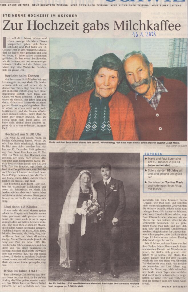 Fruttlers
Andrea Schelbert, Schwyzer Zeitung, 2003, Ze326