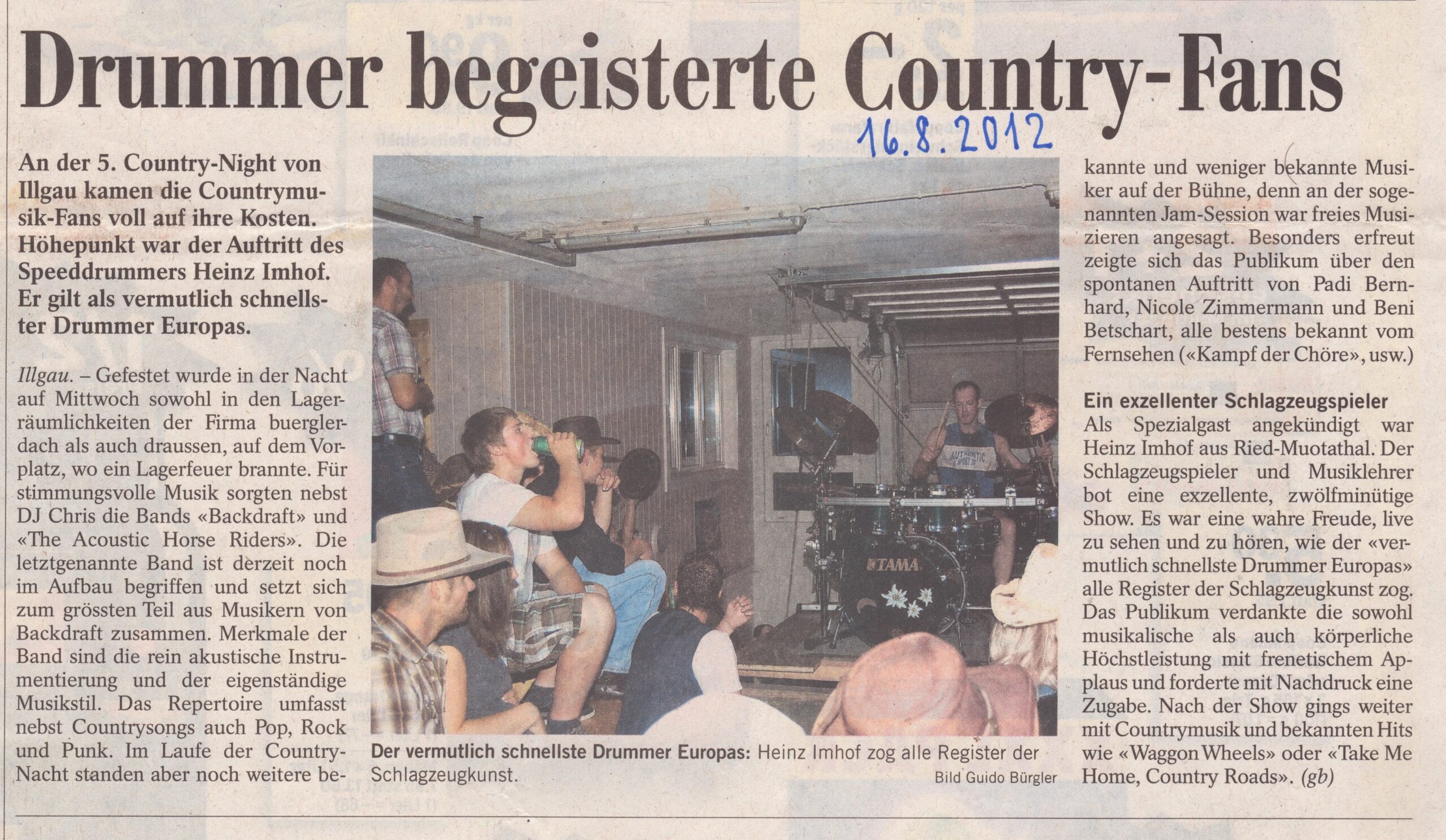 Heinz Imhof
Guido Bürgler, Bote der Urschweiz, 2012, Ze368