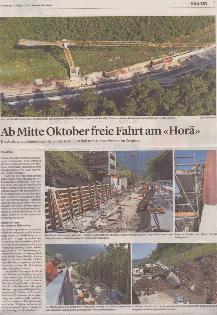 Horärank
Erhard Gick, Bote der Urschweiz, 2020, Ze383