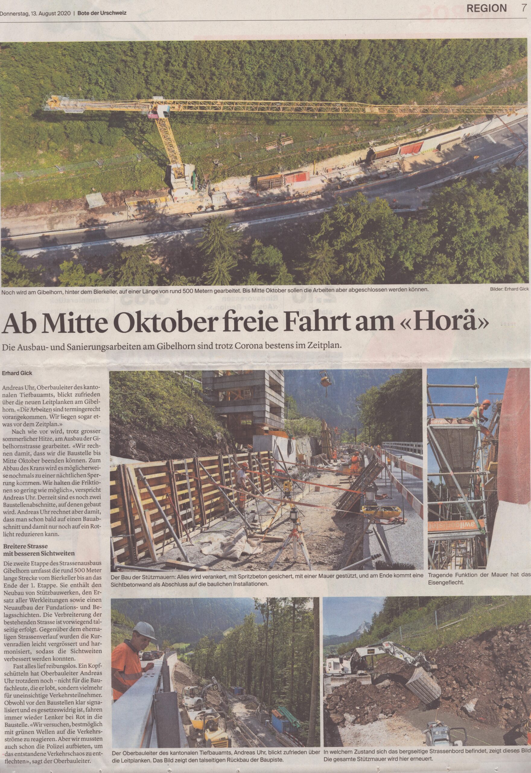 Horärank
Erhard Gick, Bote der Urschweiz, 2020, Ze383