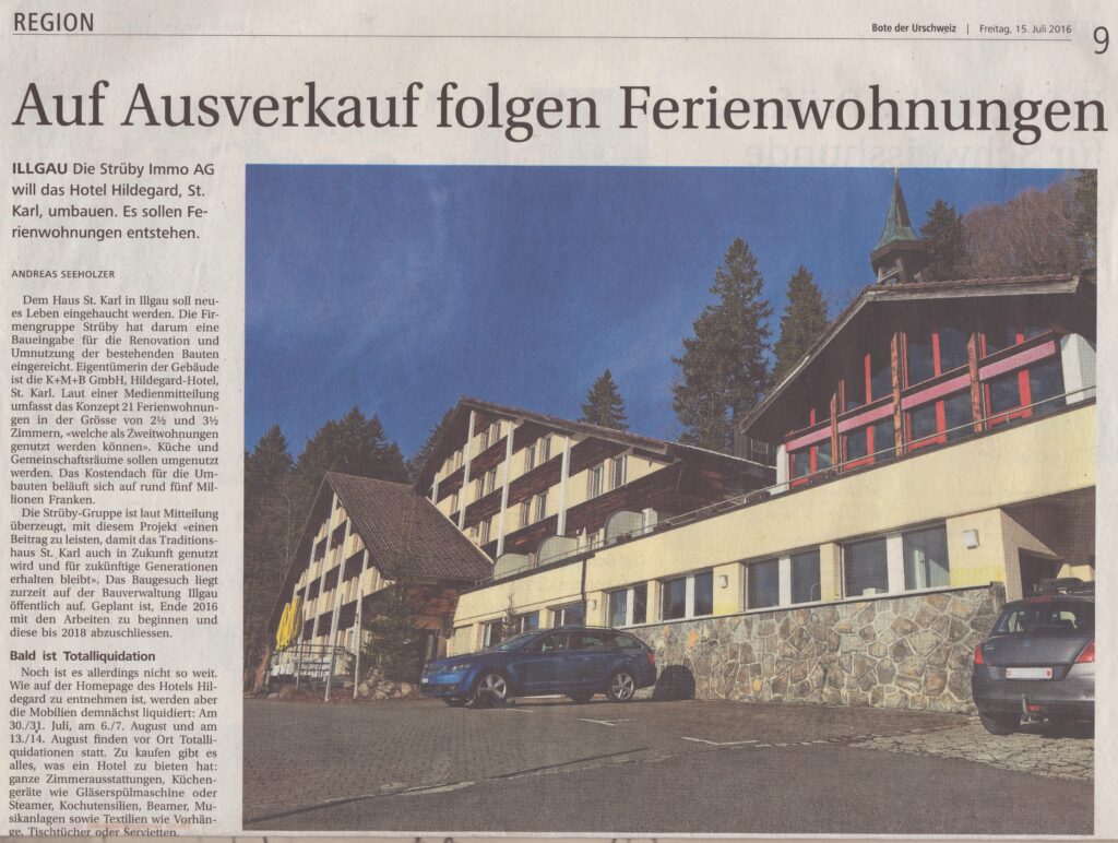 St. Karl Illgau
Andreas Seeholzer, Bote der Urschweiz, 2016, Ze388