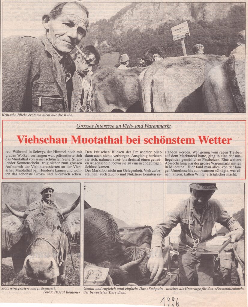 Pascal Reutener, Bote der Urschweiz, 1996, Ze416