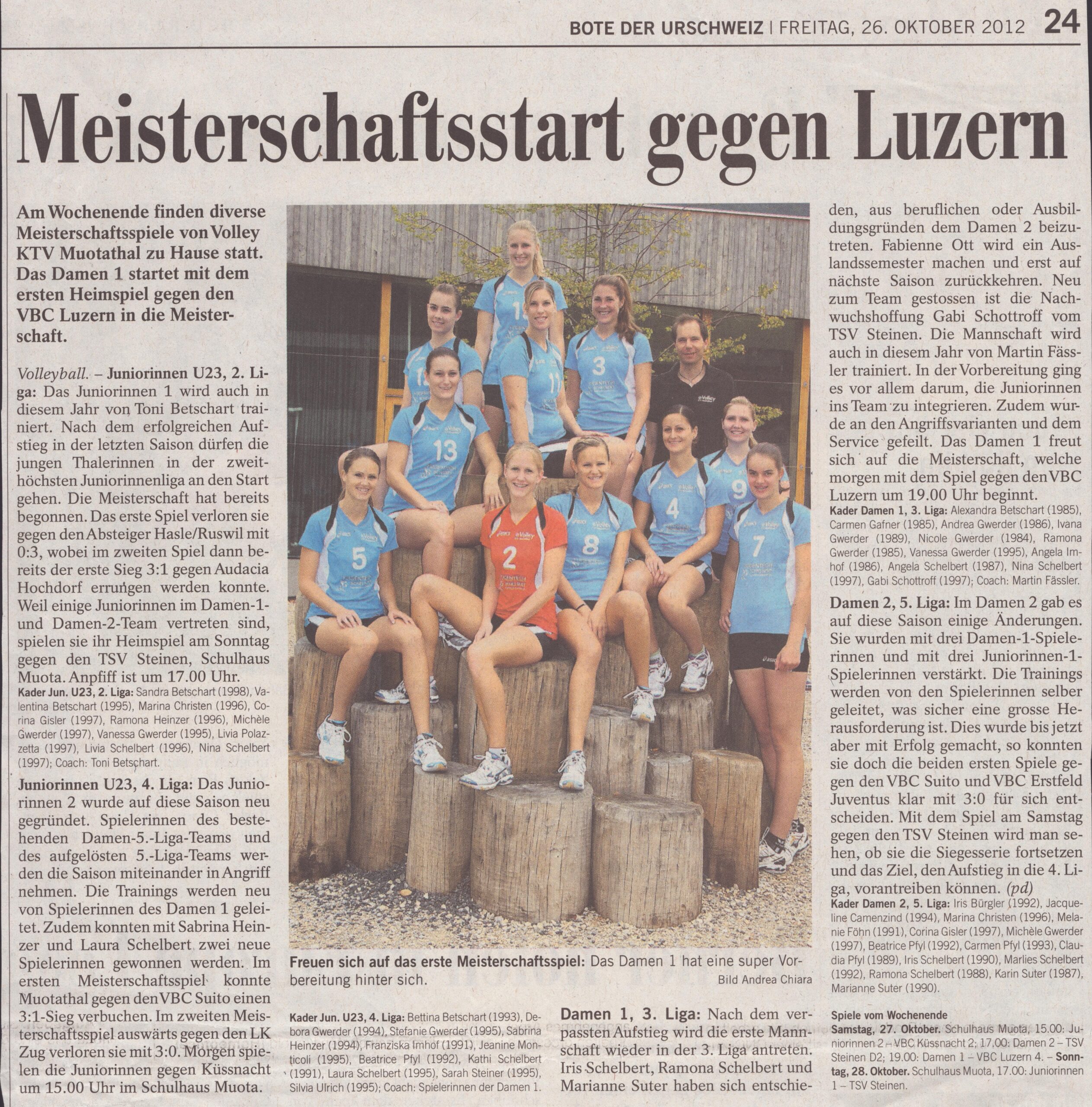 KTV Muotathal
Volleyball, Bote der Urschweiz, 2012, Ze425