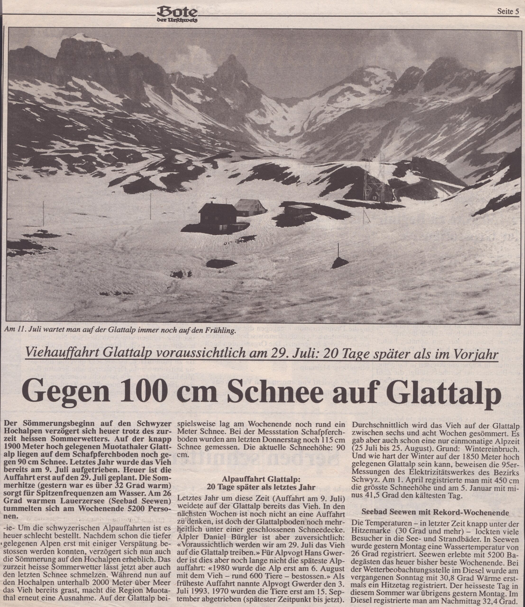 später Sommer
Ernst Immoos, Bote der Urschweiz, Ze426