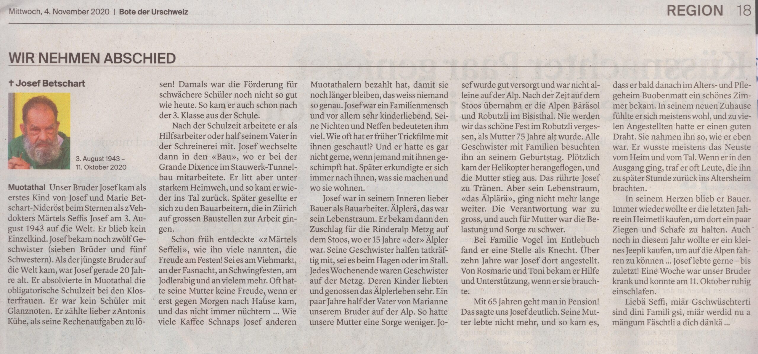 Märtels, Muotathal, 2020, ZeMemor3