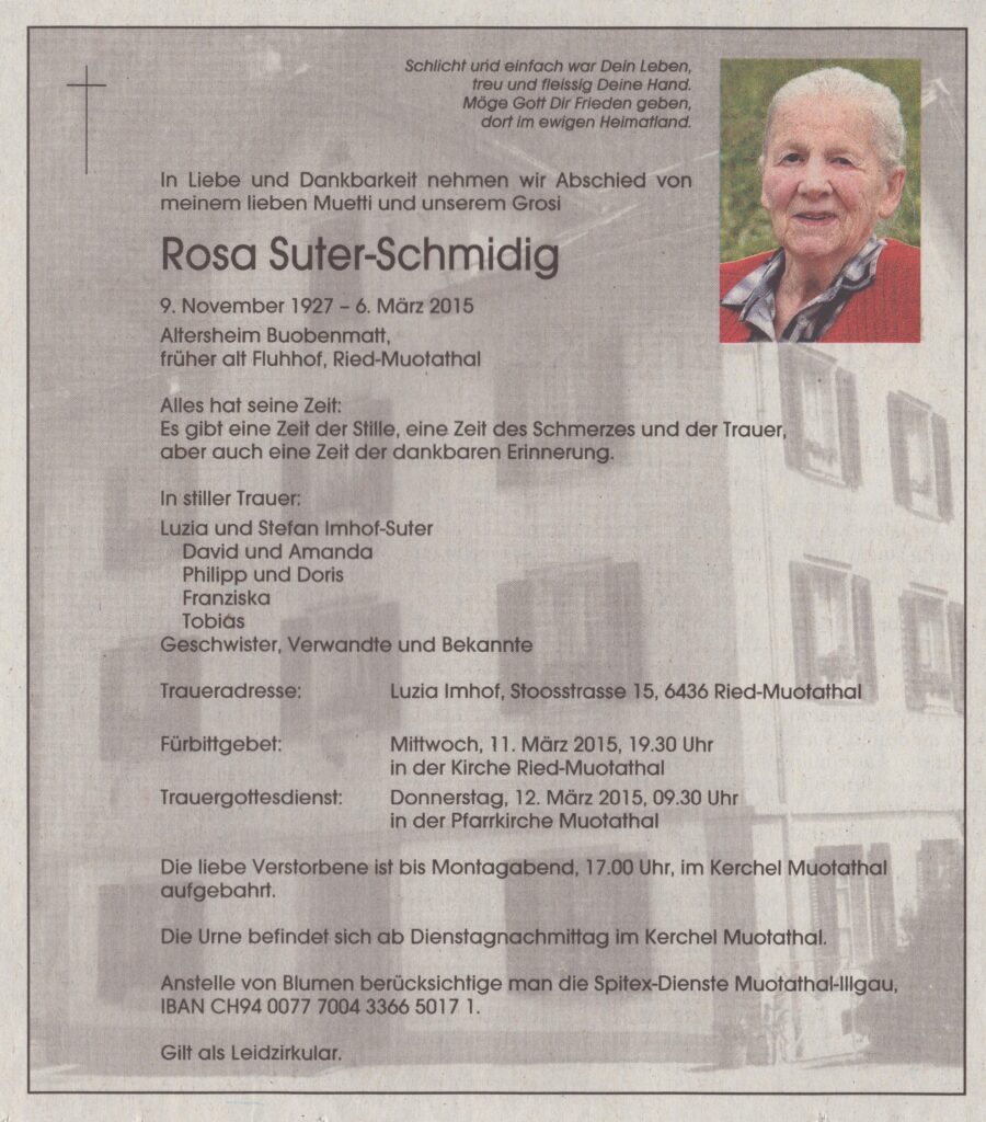 s Fluehof Rosi, Ried-Muotathal, 2015, ZeMemor6